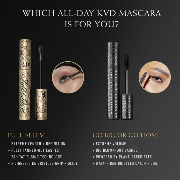 KVD BEAUTY FULL SLEEVE LONG + DEFINED TUBING MASCARA. - Picture 9 of 14